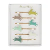 Bunny Enamel Hair Slides (x 6)>Meri Meri Clearance