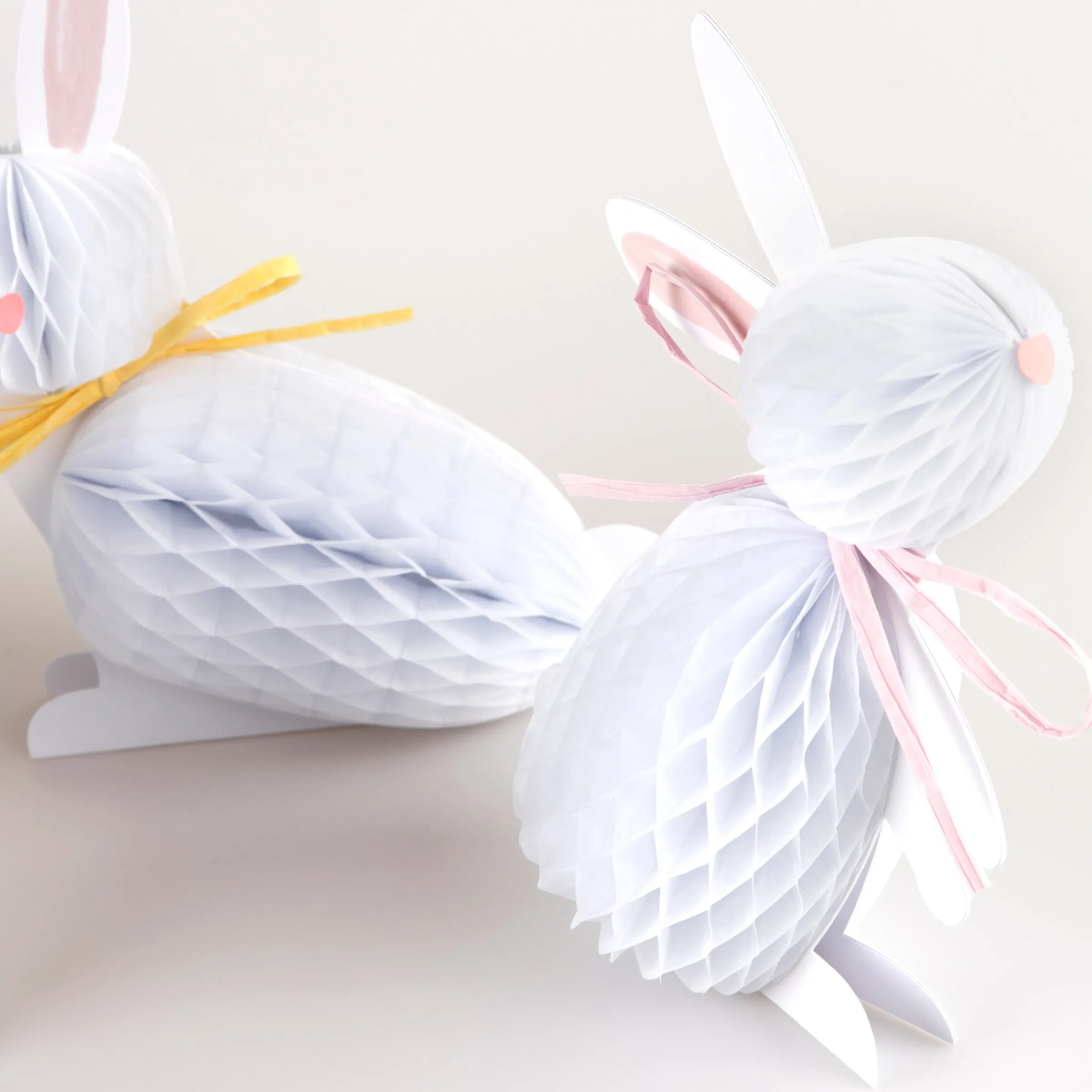 Bunny Honeycomb Decorations (x 6)>Meri Meri Clearance