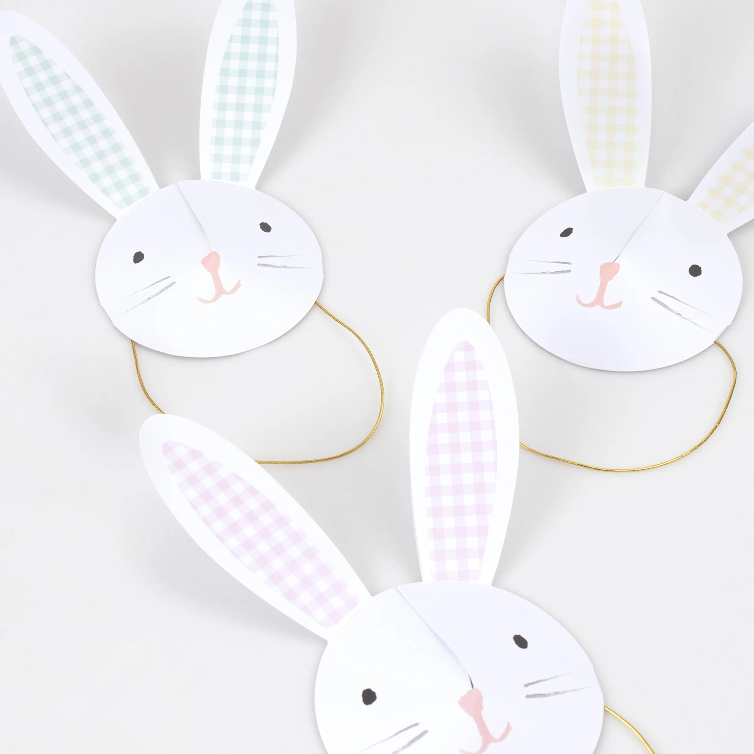 Bunny Party Hats (x 6)>Meri Meri Best