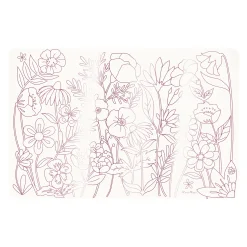 Butterflies & Flowers Coloring Placemats (x 8)>Meri Meri Best
