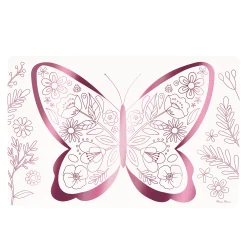 Butterflies & Flowers Coloring Placemats (x 8)><noscript><img width=