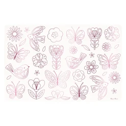 Butterflies & Flowers Coloring Placemats (x 8)><noscript><img width=