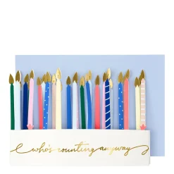 Candle Birthday Card>Meri Meri Fashion