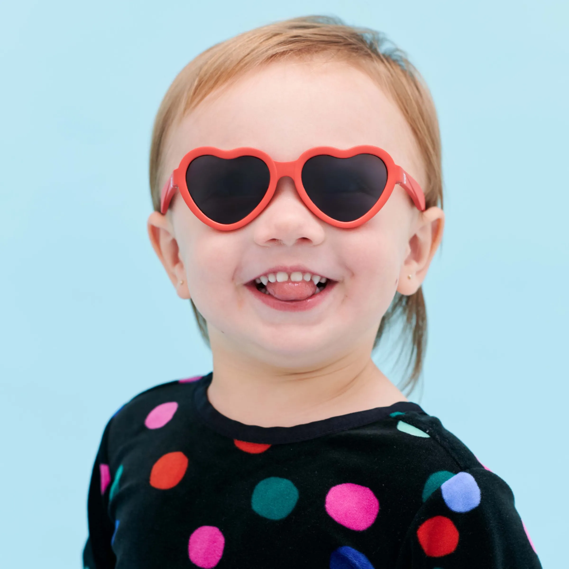 Candy Apple Heart Sunglasses>Meri Meri Hot