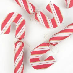Candy Cane Shape Crackers (x 6)><noscript><img width=