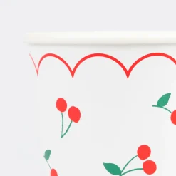 Cherry Pattern Cups (x 8)><noscript><img width=