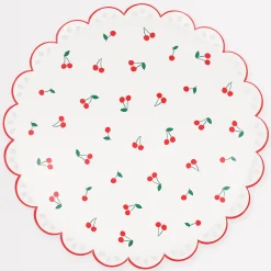 Cherry Pattern Dinner Plates (x 8)>Meri Meri New