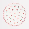 Cherry Pattern Side Plates (x 8)>Meri Meri Sale