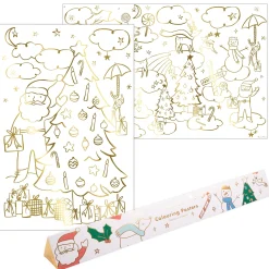 Christmas Coloring Posters (x 2)>Meri Meri Discount