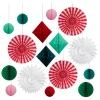 Christmas Honeycomb Decoration Kit (x 16)>Meri Meri Outlet