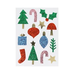 Christmas Icon Chunky Glitter Stickers (x 8 sheets)><noscript><img width=