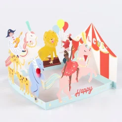 Circus Concertina Card>Meri Meri New