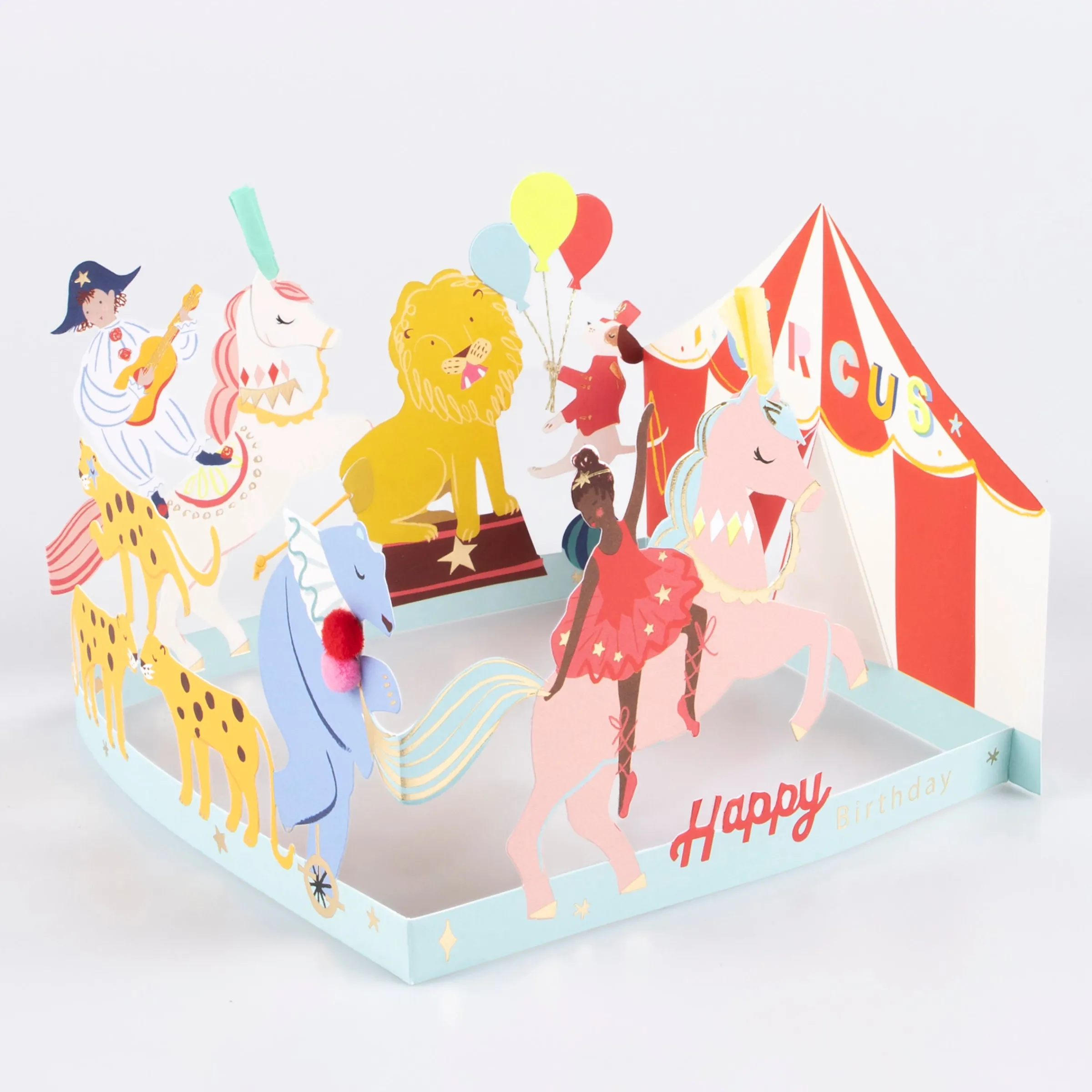 Circus Concertina Card>Meri Meri New