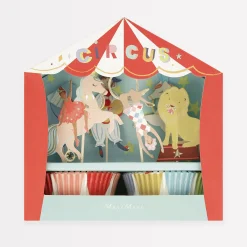 Circus Cupcake Kit (x 24 toppers)>Meri Meri Best