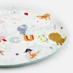Circus Dinner Plates (x 8)>Meri Meri Sale