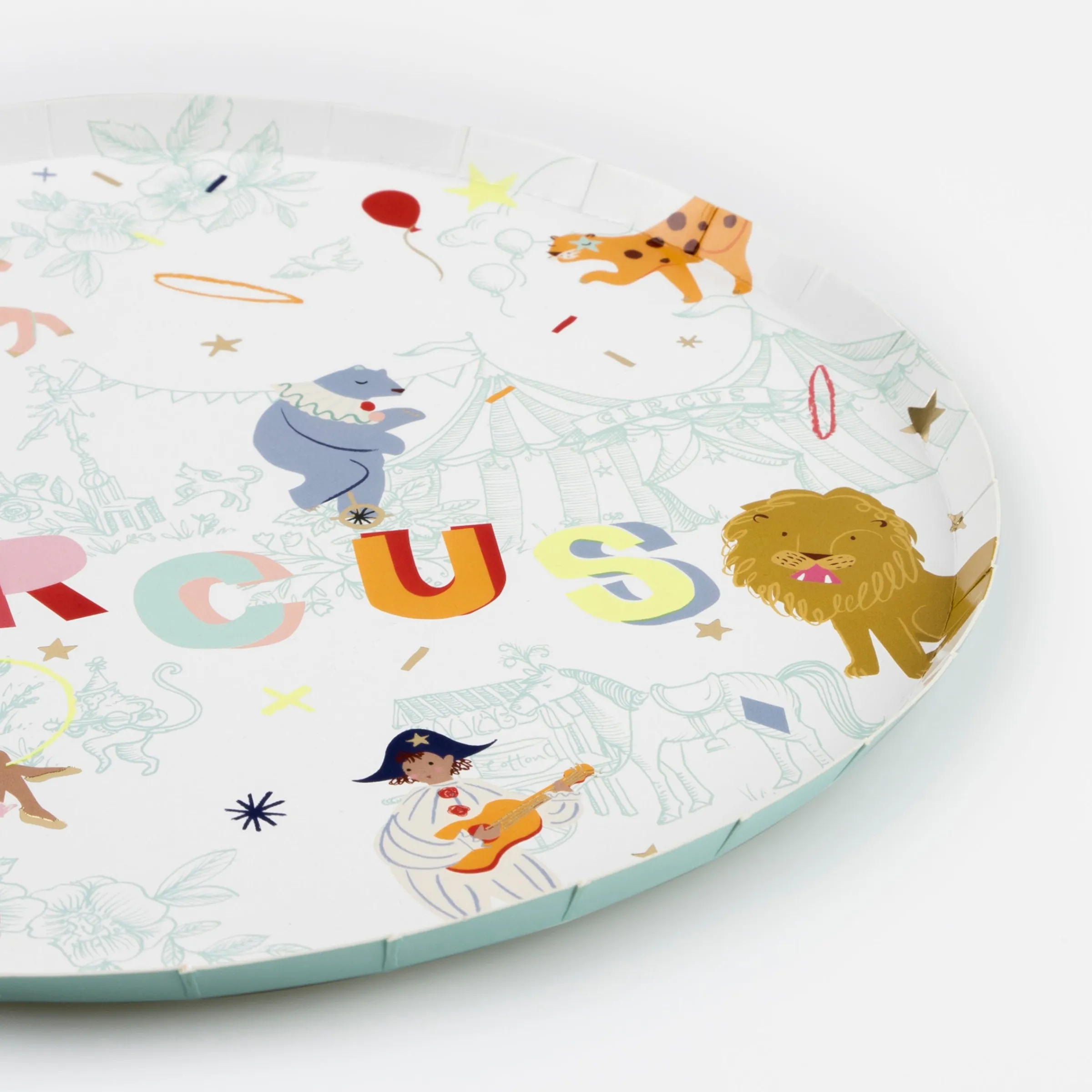 Circus Dinner Plates (x 8)>Meri Meri Sale