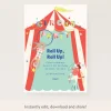 Circus Download & Print Invitation>Meri Meri Fashion