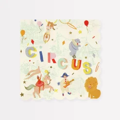 Circus Large Napkins (x 16)>Meri Meri Clearance