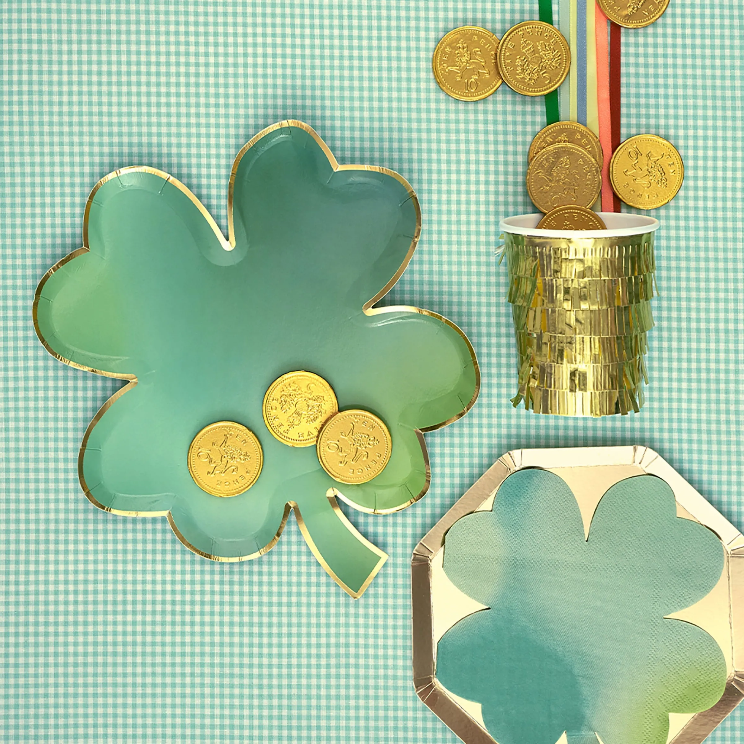 Clover Leaf Napkins (x 20)>Meri Meri Hot