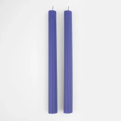 Cobalt Blue Table Candles (x 2)><noscript><img width=