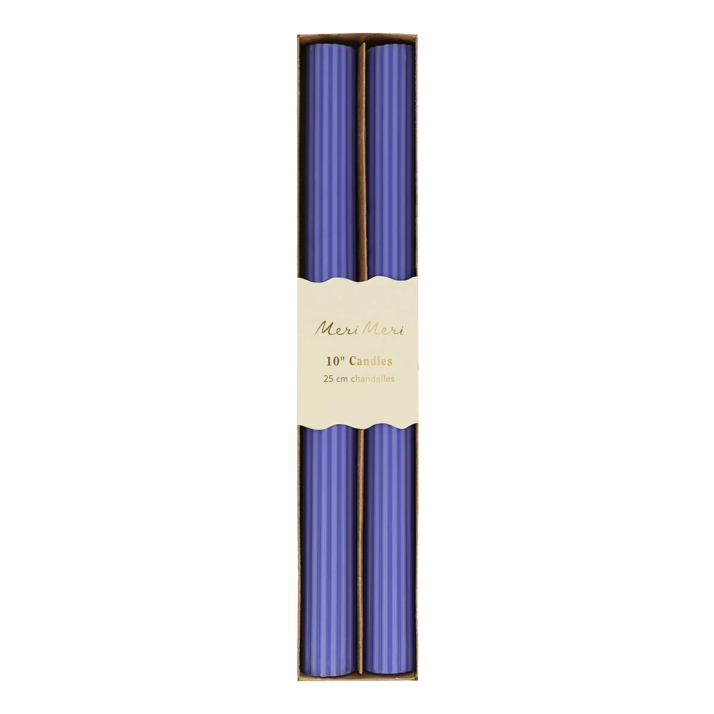 Cobalt Blue Table Candles (x 2)>Meri Meri Online