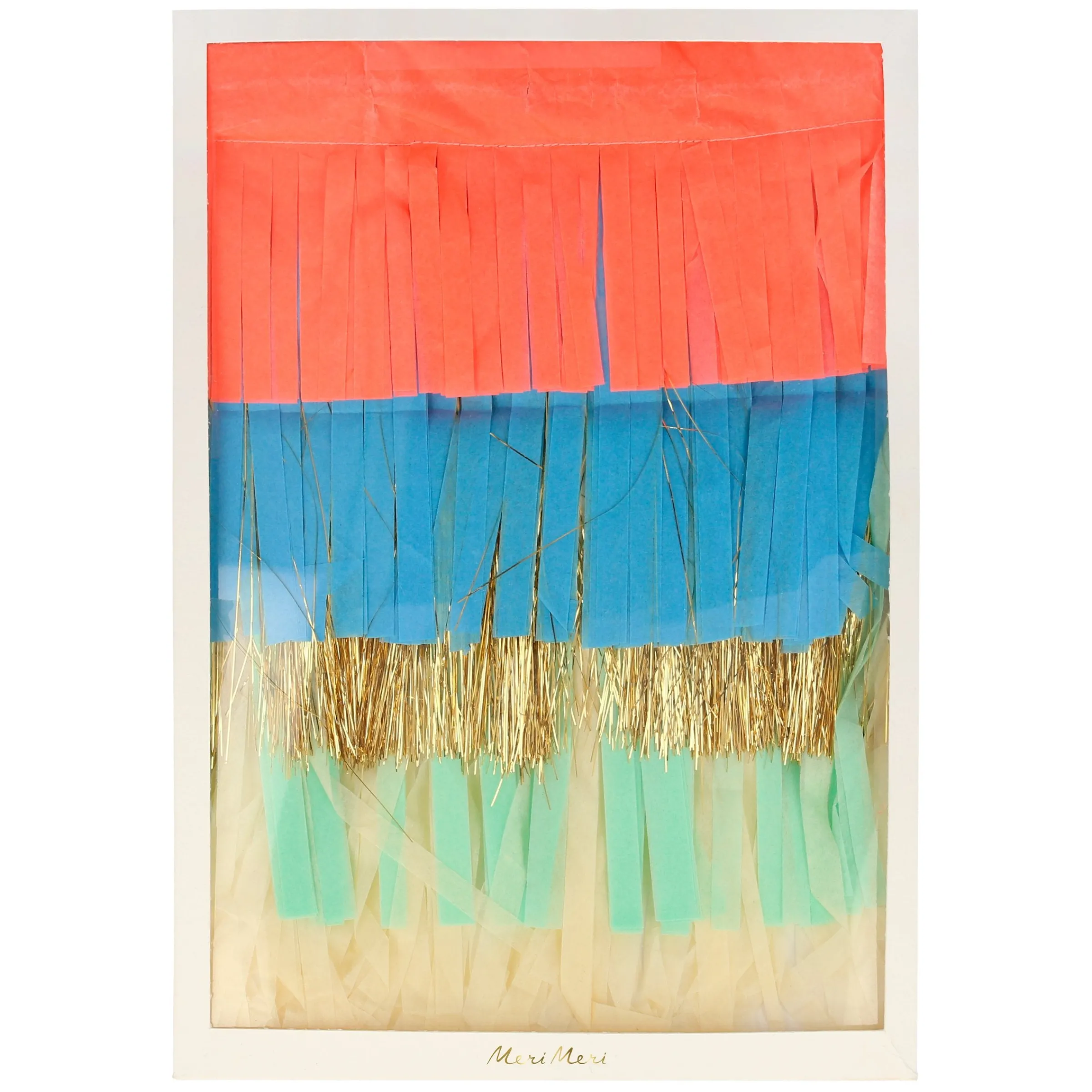 Colorful Fringe Large Garland>Meri Meri Hot