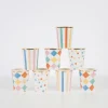 Colorful Pattern Cups (x 8)>Meri Meri Fashion