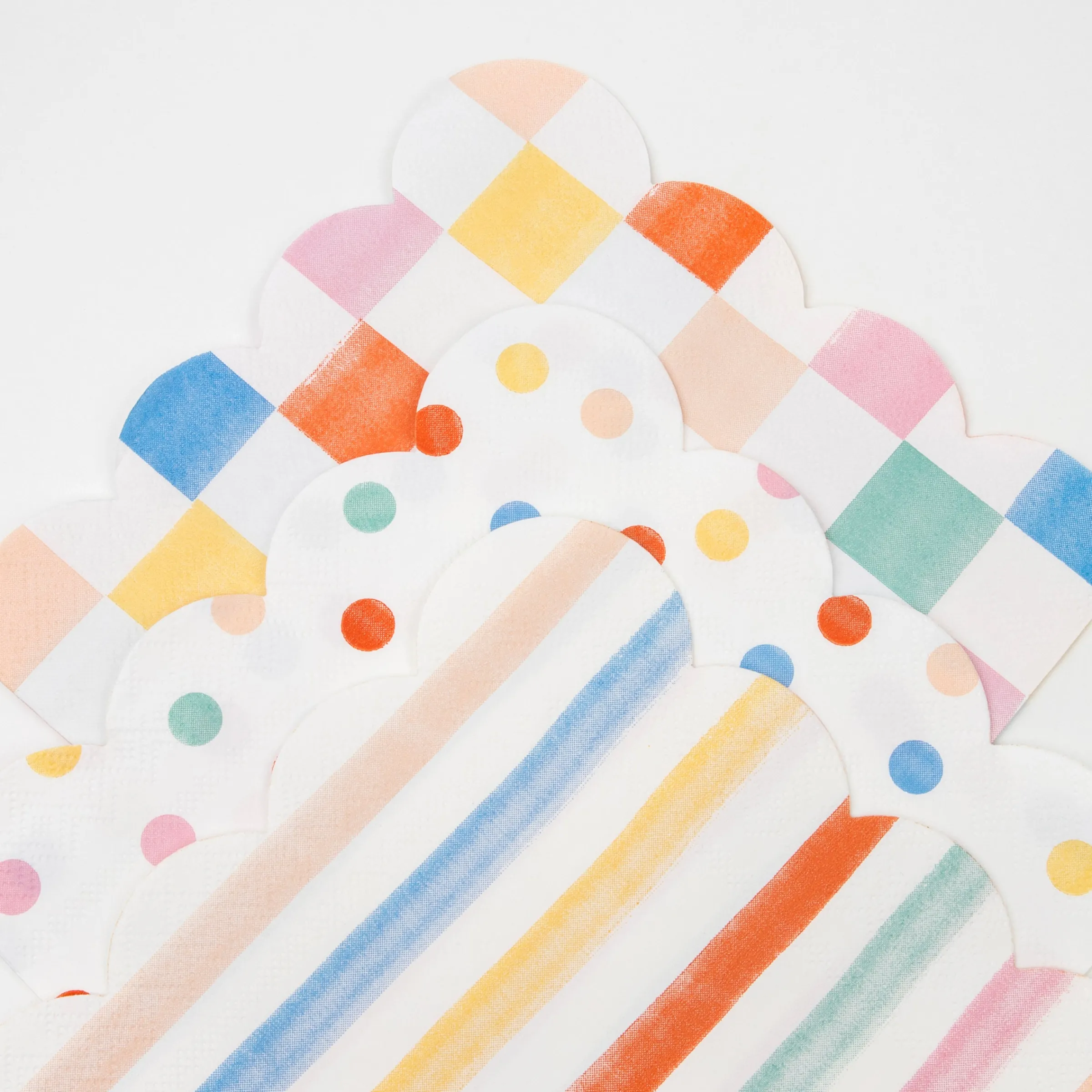 Colorful Pattern Large Napkins (x 16)>Meri Meri Discount
