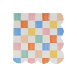 Colorful Pattern Large Napkins (x 16)><noscript><img width=