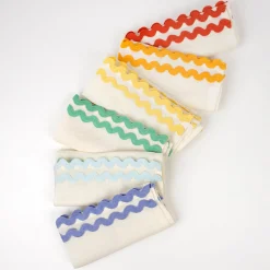 Colorful Ricrac Fabric Napkins (x 6)>Meri Meri Discount