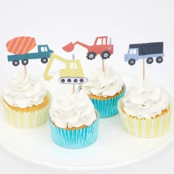Construction Cupcake Kit (x 24 toppers)>Meri Meri New