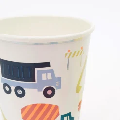 Construction Cups (x 8)>Meri Meri Sale