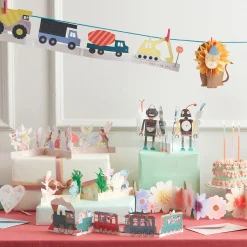 Construction Vehicles Birthday Card>Meri Meri Online