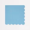 Cornflower Blue Large Napkins (x 16)>Meri Meri Fashion