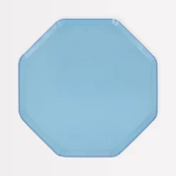 Cornflower Blue Side Plates (x 8)>Meri Meri Clearance
