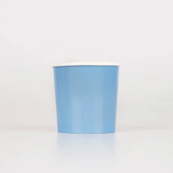 Cornflower Blue Tumbler Cups (x 8)>Meri Meri New