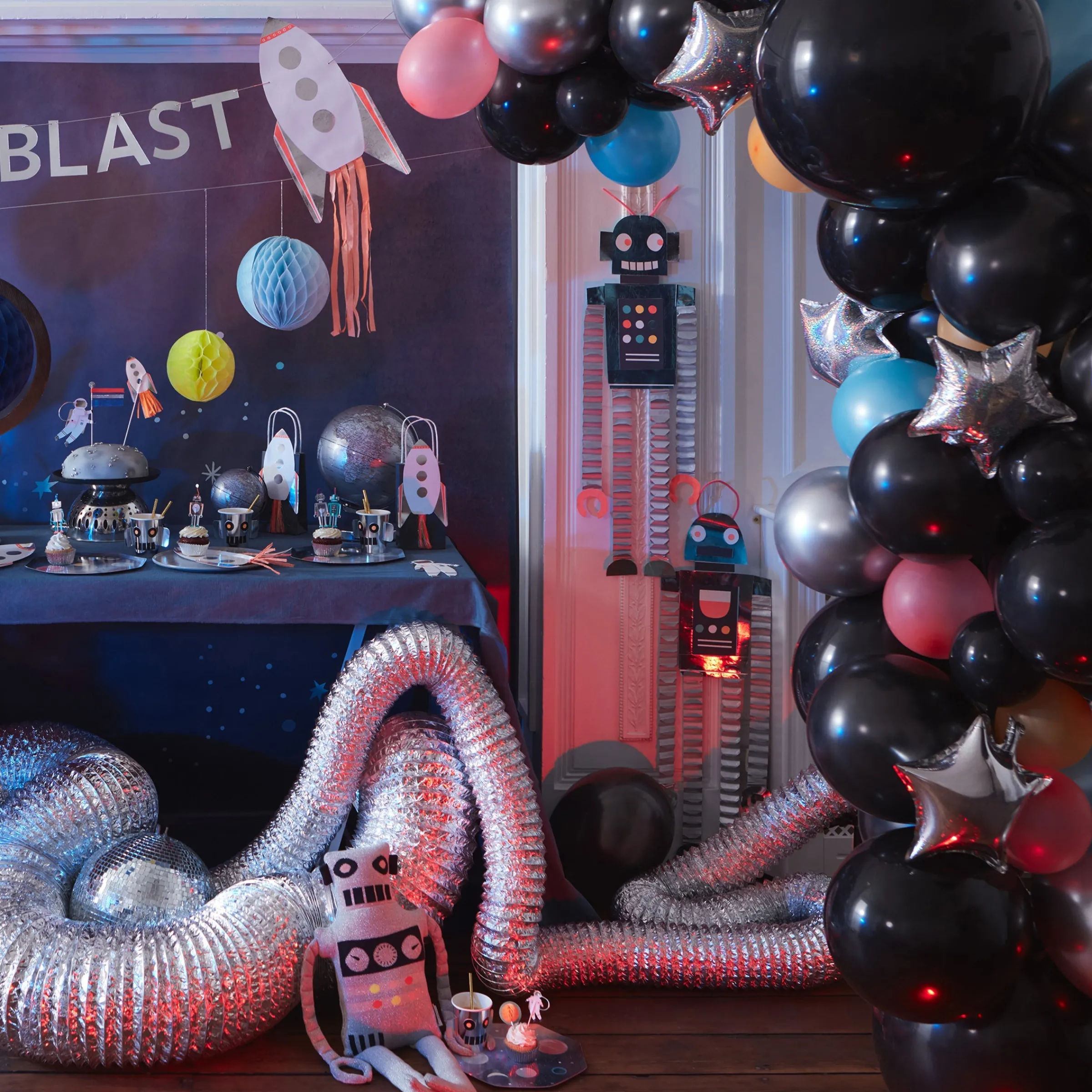 Cosmic Balloon Garland Kit (x 48 balloons)>Meri Meri Sale