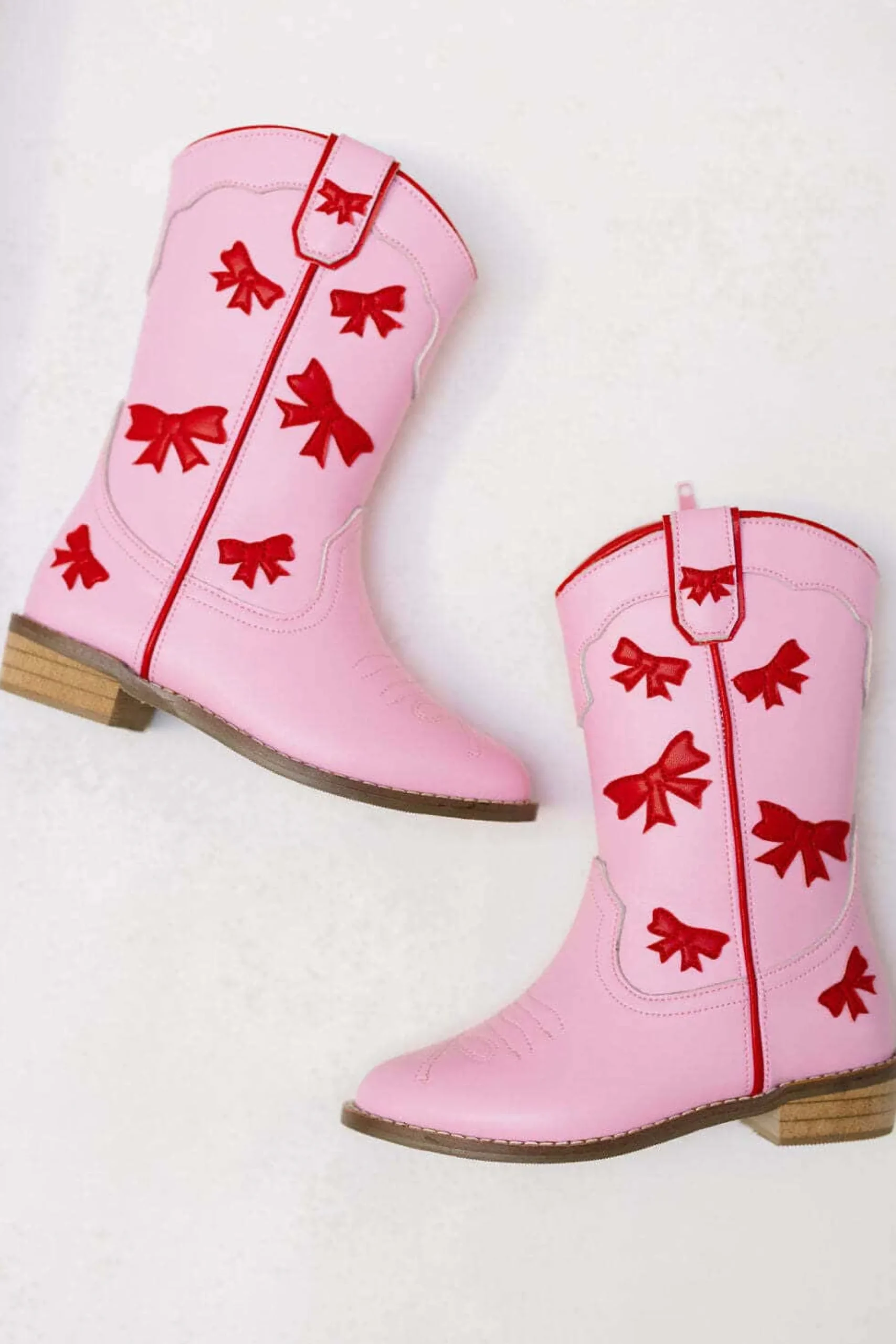 Cowgirl Red + Pink Bow Boots>Meri Meri Online