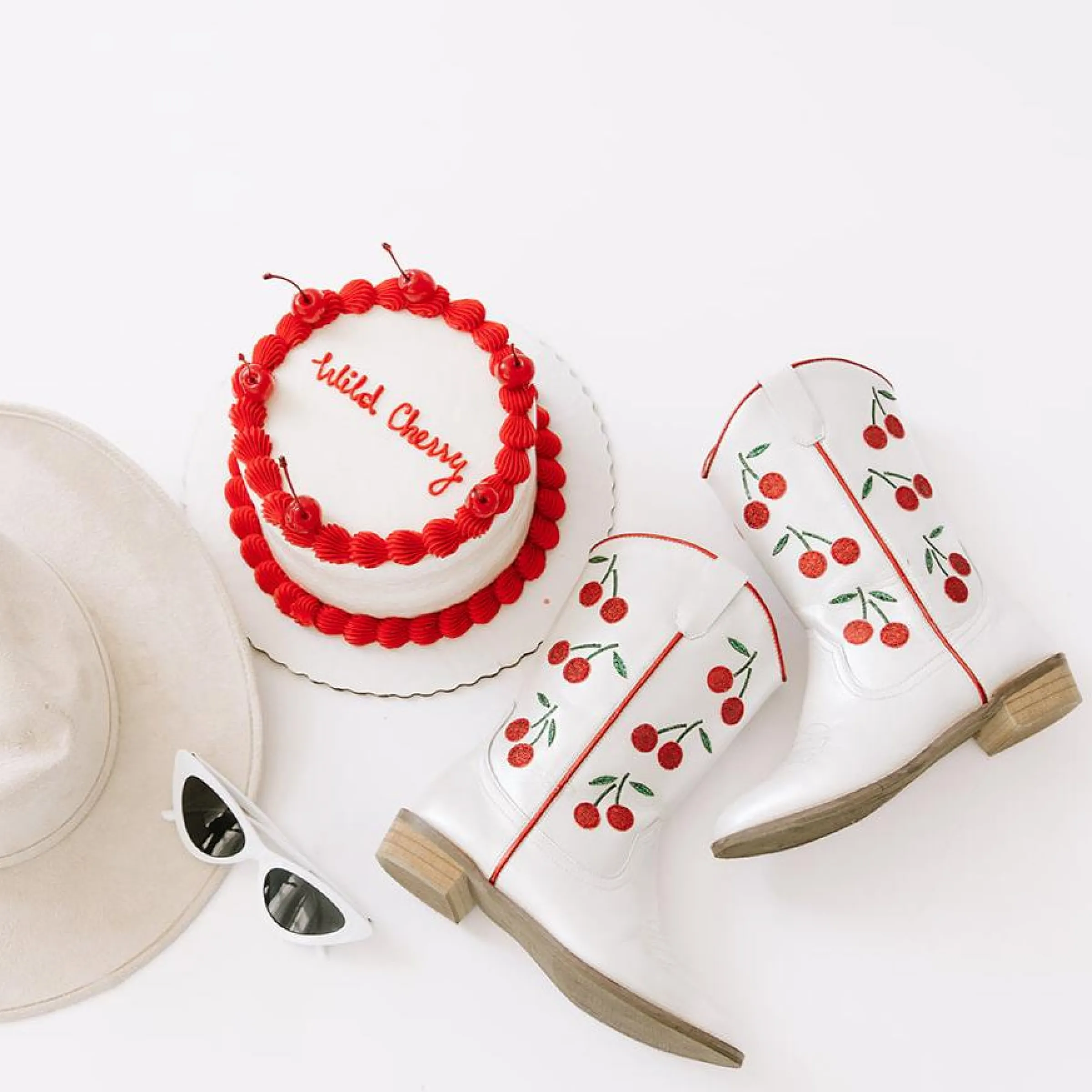 Cowgirl Wild Cherry Boots>Meri Meri Discount