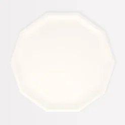 Cream Decagon Compostable Side Plates (x 8)>Meri Meri Fashion