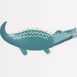 Crocodile Plates (x 8)>Meri Meri Best
