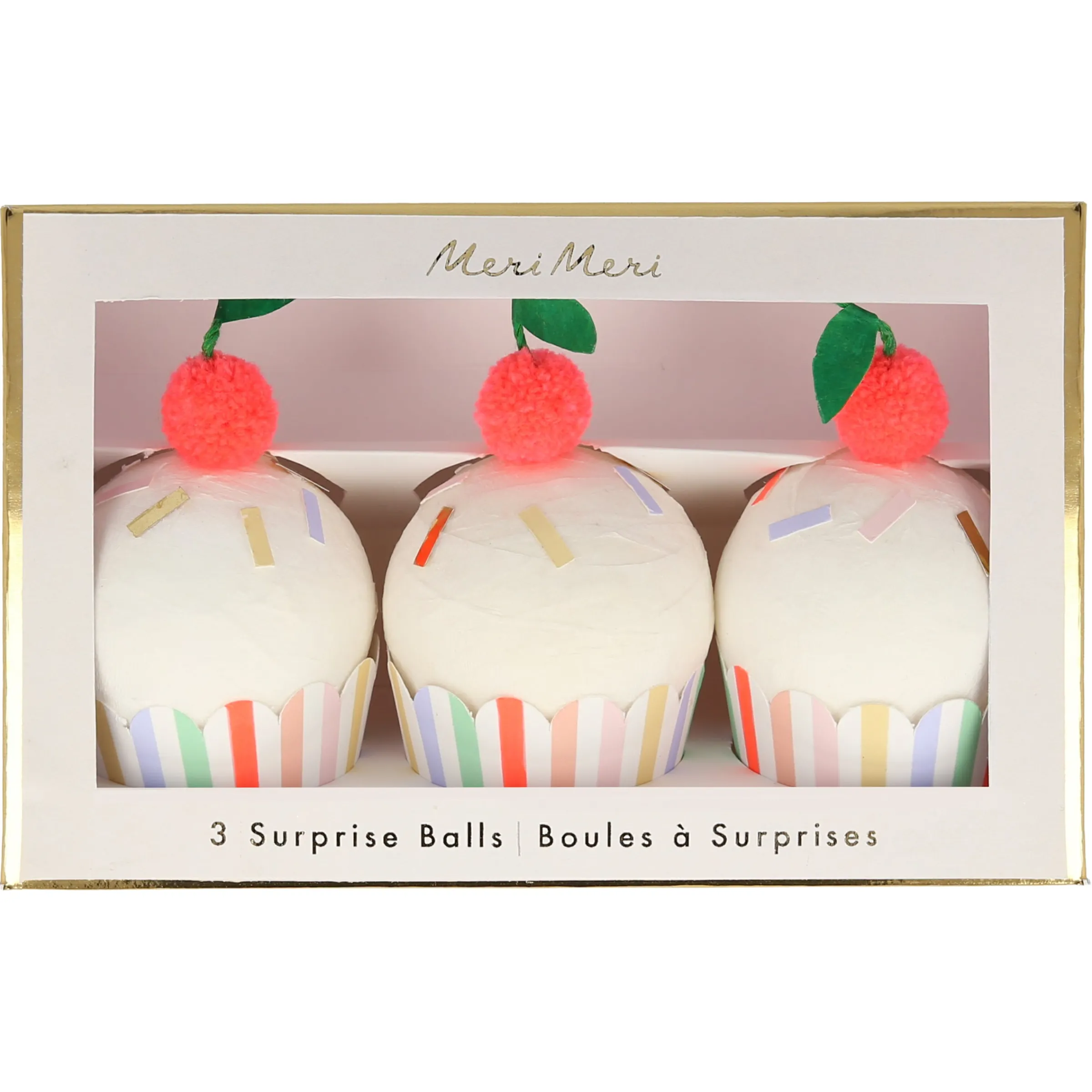 Cupcake Surprise Balls (x 3)>Meri Meri New