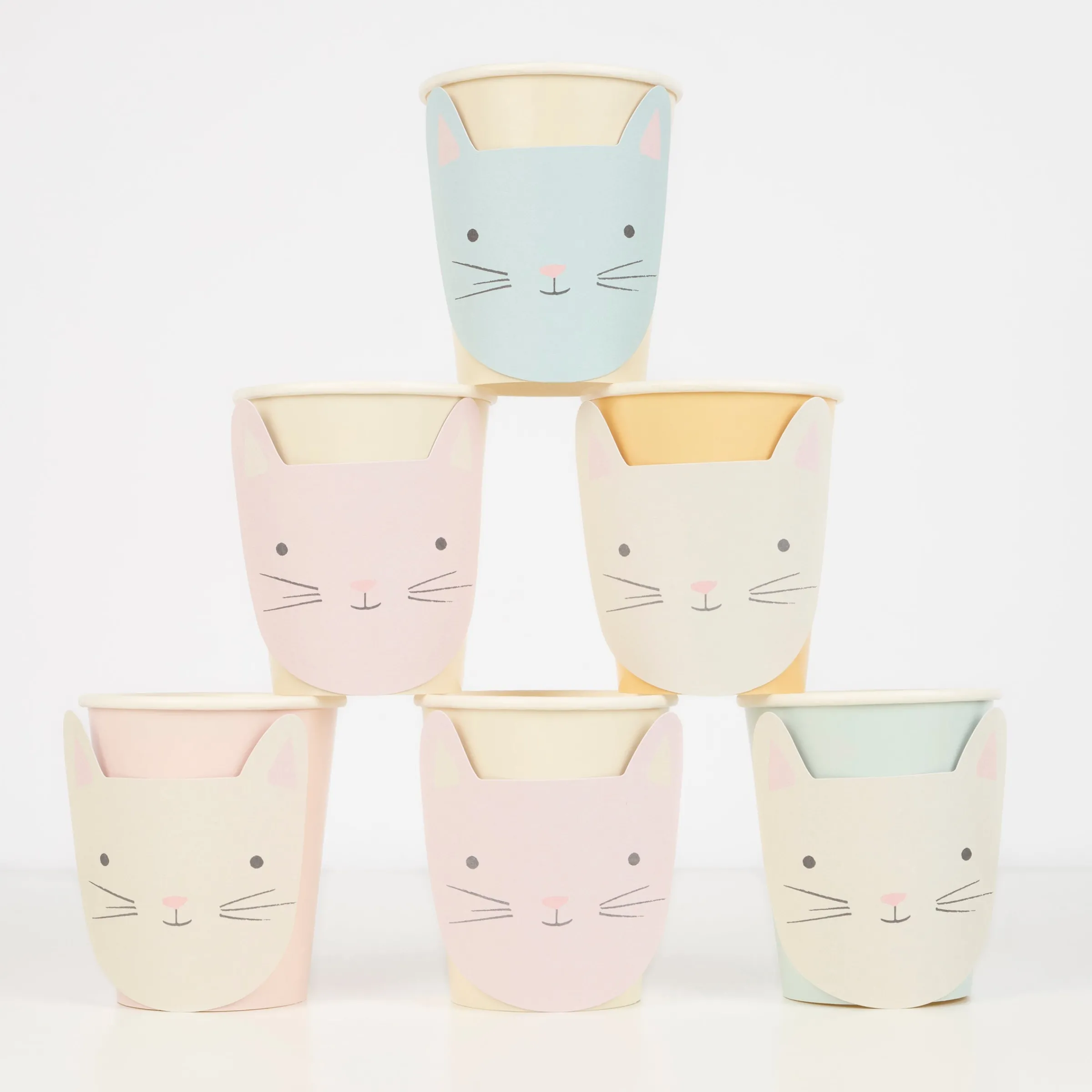 Cute Kitten Cups (x 8)>Meri Meri Sale