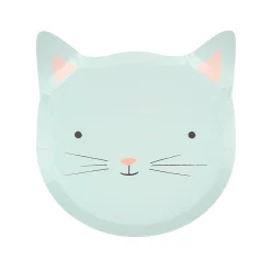 Cute Kitten Plates (x 8)><noscript><img width=