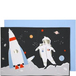 3d Space Scene Birthday Card>Meri Meri Outlet