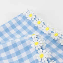 Daisy Edge Gingham Fabric Napkins (x 4)><noscript><img width=