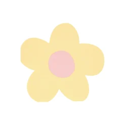 Daisy Shaped Napkins (x 16)><noscript><img width=