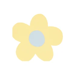 Daisy Shaped Napkins (x 16)><noscript><img width=