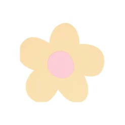 Daisy Shaped Napkins (x 16)><noscript><img width=