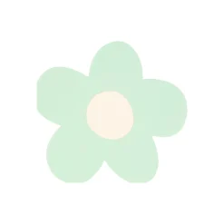 Daisy Shaped Napkins (x 16)><noscript><img width=